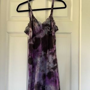 Vintage tie dyed slip dress
